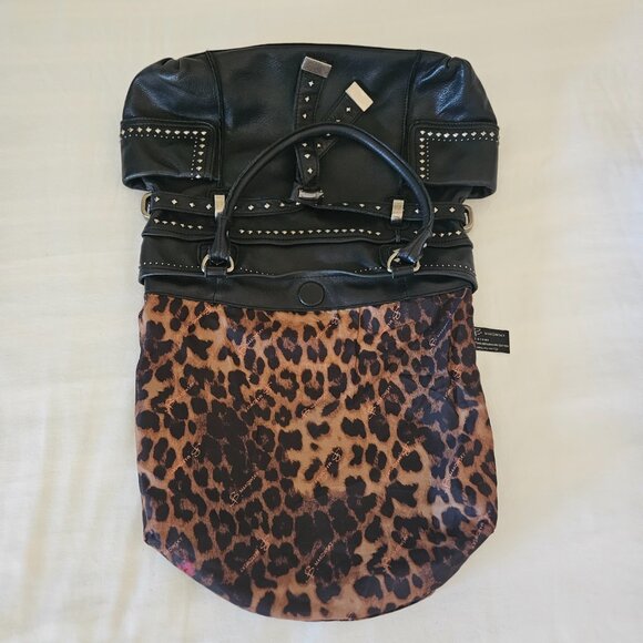 B. MAKOSKY Studded Black Super Soft Leather purse - Picture 10 of 13